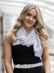 Veniz polka dot scarf 62669 white - Women's scarfs - 138319 - 1