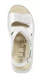 Belvida women's sandals 46418 white gloss - Women's work shoes - 138569 - 3