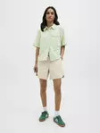JJXX cotton shorts Campaign oxfort tan - Women's shorts and capris - 138579 - 2