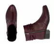 Rieker women's ankle boots 78656-35 burgundy - Rieker ankle boots - 139009 - 3