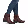 Rieker women's ankle boots 78656-35 burgundy - Rieker ankle boots - 139009 - 5