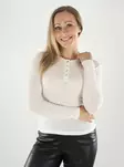 JDY women's wool blend shirt Woolblend cloud dancer - Women's long sleeved shirts - 139029 - 1