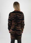 Vero Moda women's animal print cardigan black/emperad - Women's knitwear - 139129 - 2