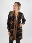 Vero Moda women's animal print cardigan black/emperad - Women's knitwear - 139129 - 1