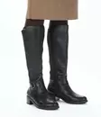 Rieker women's leather boots 75490-00 black - Rieker boots - 139429 - 5