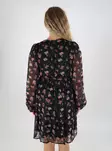 Vila floral dress black/pink flower - Dresses and tunics - 139559 - 2