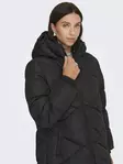 JDY women's long winter coat Padded black - Women's winter jackets - 139909 - 4