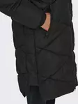 JDY women's long winter coat Padded black - Women's winter jackets - 139909 - 5