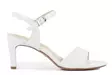 Tamaris party sandals 28008-42 white matt - Tamaris women`s sandals - 140489 - 1