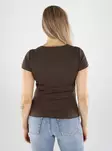 Vero Moda t-shirt chocolate brown - Women's T-shirts - 140979 - 2