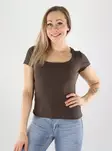Vero Moda t-shirt chocolate brown - Women's T-shirts - 140979 - 1