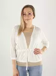 Vero Moda cardigan 3/4 snow white - Women's knitwear - 141089 - 1
