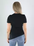 Only t-shirt ruching black - Women's T-shirts - 141259 - 2