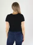 Vero Moda T-Shirt SS ASYMMETRICAL Black - Women's T-shirts - 141319 - 2