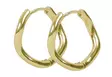 Snö of Sweden Earrings Union curve ring 20 mm gold - Earrings - 141599 - 1