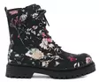Migant ankle boots A920-317 black flower - Women's ankle boots - 141649 - 1