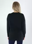 Vila Sweater VICLAUDIE V-NECK Black Beauty - Women's knitwear - 141809 - 2