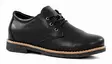 Andrea Conti women's genuine leather walking shoes 0342801-1109 black - Wide last walking shoes - 137789 - 1