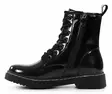 Askel women's leather ankle boots 23893K7 black licorice - Women's ankle boots - 137109 - 2