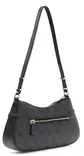 Guess Shoulder Bag Leona coal logo - Handbags - 140459 - 2