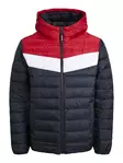 Jack&Jones Jacket JJWEST LIGHT PUFFER HOOD captain/white/true - Men's jackets - 139509 - 1
