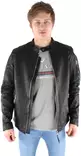 Jack&Jones Leather Jacket Richard Clean - Men's jackets - 122979 - 1