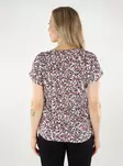 JDY women's patterned t-shirt JDYSTAR cloud dancer/multi dot - Women's T-shirts - 138759 - 2