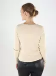 JDY women's cardigan Button sandshell/gold - Women's knitwear - 140119 - 2