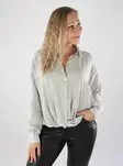 JDY women's blouse Knot Lurex cloud dancer/sea spray - Women's shirts and blouses - 139069 - 1