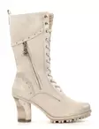 Mustang Women's Ankle Boots 1141-617-243 Ivory - Women's ankle boots - 137549 - 1