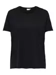 Only Carmakoma Women's Plus Size T-Shirt Moster Fold Up Black - Women's T-shirts - 138019 - 5