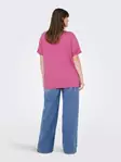 Only Carmakoma Women's Plus Size T-Shirt Moster Fold Up gin fizz - Women's T-shirts - 138459 - 4