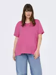 Only Carmakoma Women's Plus Size T-Shirt Moster Fold Up gin fizz - Women's T-shirts - 138459 - 2