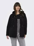 Only Carmakoma women's plus size jacket CARNEWSTARLINE black - Women's light jackets - 140319 - 4