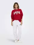 Only women's sweatshirt Club mars red - Women's hoodies and colleges - 137669 - 3