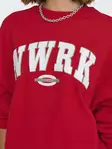 Only women's sweatshirt Club mars red - Women's hoodies and colleges - 137669 - 5
