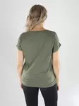 Only T-shirt ONLMOSTER S/S O-NECK TOP smokey olive - Women's T-shirts - 141549 - 2