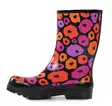 Ratia women's rubber boots Orvokit black/multi - Women's rubberboots - 140369 - 2