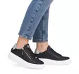 Rieker women's genuine leather sneakers W2605-00 black - Rieker women`s sneakers - 137919 - 6