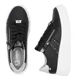 Rieker women's genuine leather sneakers W2605-00 black - Rieker women`s sneakers - 137919 - 3