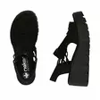 Rieker women's wedge sandals 68075-00 black - Rieker women`s sandals - 140659 - 3