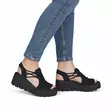 Rieker women's wedge sandals 68075-00 black - Rieker women`s sandals - 140659 - 5