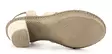 Rieker women's high-heeled sandals 665K3-62 beige - Rieker women`s sandals - 137949 - 3