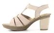 Rieker women's high-heeled sandals 665K3-62 beige - Rieker women`s sandals - 137949 - 2