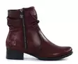 Rieker women's ankle boots 78656-35 burgundy - Rieker ankle boots - 139009 - 1