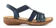 Rieker women's sandals 628G9-16 blue - Rieker women`s sandals - 137959 - 1