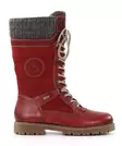 Rieker Remonte women's studded boots D9380-35 red - Rieker boots - 137219 - 1