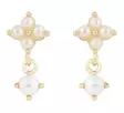 Snö of Sweden Earrings Lucy short g/w - Earrings - 137849 - 1