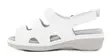 Suave genuine leather sandals Athens 15004T white - Women's sandals - 138139 - 3