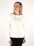 Vila women's sweater Off Shoulder cloud dancer - Women's knitwear - 137539 - 1